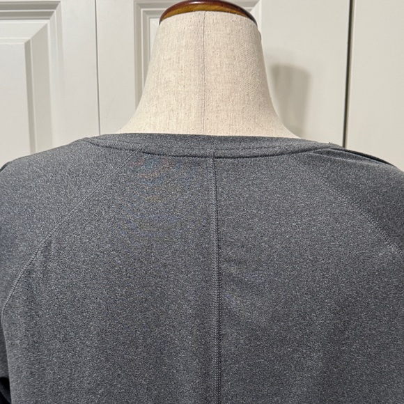 All in Motion Charcoal Long Sleeve Exercise or Layering Tee - Picture 5 of 6